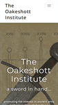 Mobile Screenshot of oakeshott.org
